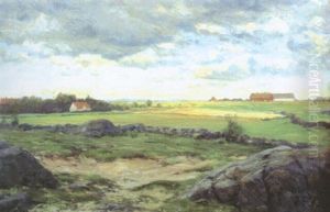 Landsbygd by Berndt Adolf Lindholm
