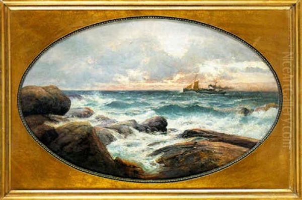 Marine Med Skib Udfor Lippefyldt Kyst - view 1