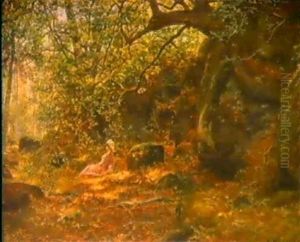 Solglanta I Skogen