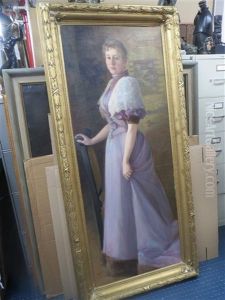 Portrait Of A Lady In Lavender