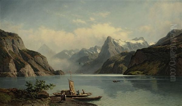 Boot Am Ufer Des Vierwaldstattersees - view 1