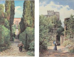 Terrazza Nella Villa D'este A Tivoli - Ingresso Di Villa D'este A Tivoli by Vittorio Benisson