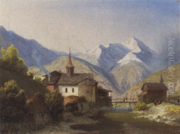 Weiler In Einer Berglandschaft - view 1