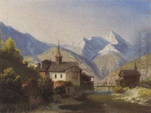 Weiler In Einer Berglandschaft Weiler In Einer Berglandschaft