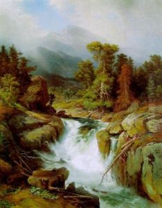 Gischtender Gebirgsbach (motiv Aus Dem Val Anzasca, Schweiz?)