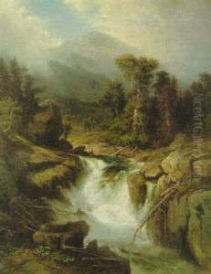 Gischtender Gebirgsbach (anzasca, Schweiz?)