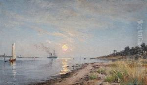 Sandhamn I Solnedgang