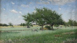 Sommarlandskap I Barbizon