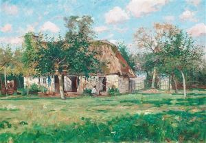 Farmhouse In Normandy, Scene From Villerville