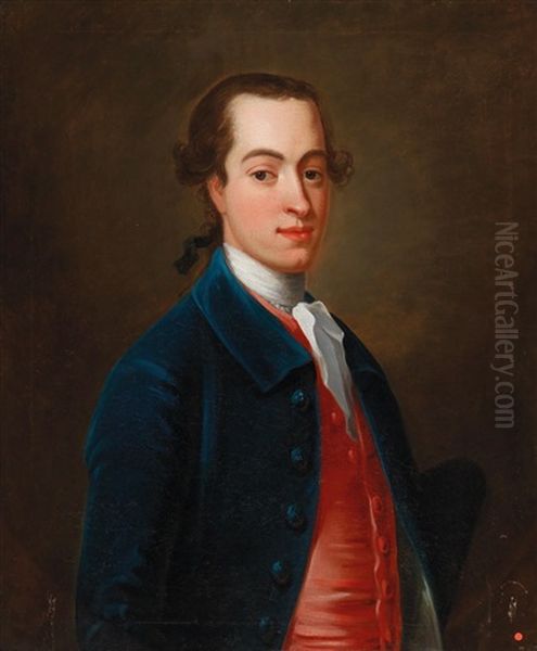 Portrait Of A Young Gentleman In A Velvet Jacket And Tricorn Hat - view 1