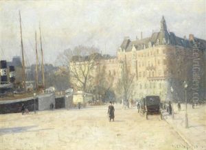Spring Stroll, Nybroplan by Herman Lindqvist