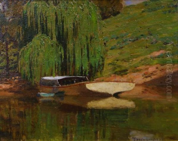 Willows On The Hawkesbury River - view 1