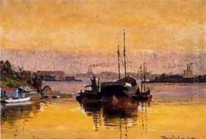 Berry's Bay by Perceval Charles (Percy) Lindsay