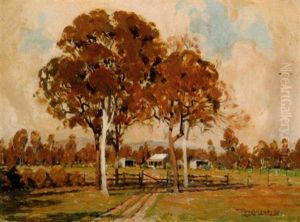 Road To The Homestead by Perceval Charles (Percy) Lindsay