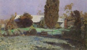 Porter's Cottage, Melbourne Road, Creswick by Perceval Charles (Percy) Lindsay