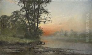 Landskap I Aftonrodnad
