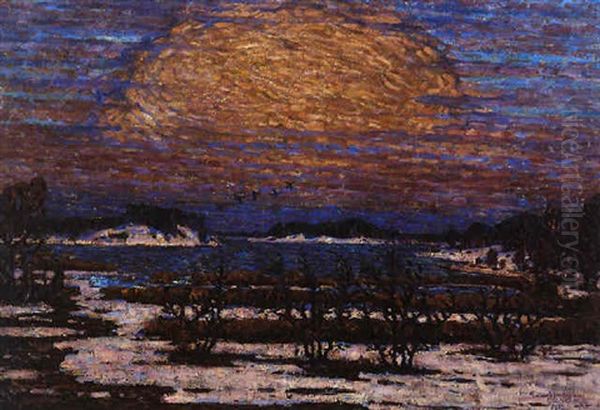 December Morning, Orno - view 1