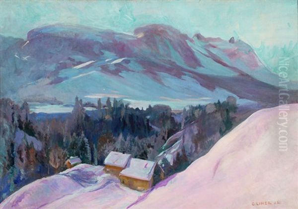 Winterlandschaft Mit Ebenalp - view 1