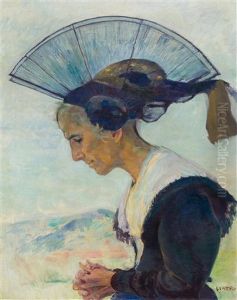 Appenzell Woman Praying by Carl August Liner