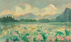Maisfeld Bei Ruti by Carl August Liner