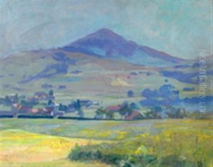 Appenzeller Landschaft Mit Faneren by Carl August Liner