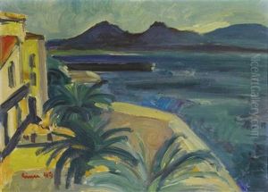 Tessiner Seelandschaft by Carl August Liner