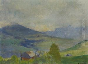 Faneren Mit Wolkenschatten