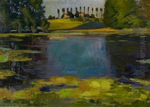 Burgweiher, St. Gallen by Carl August Liner