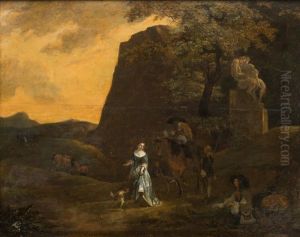 Resting Riders by Johannes Lingelbach