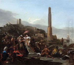 Diseuse De Bonne Aventure Dans Un Port