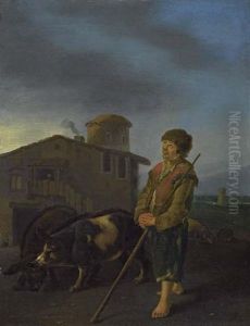 Der Verlorene Sohn Hutet Schweine