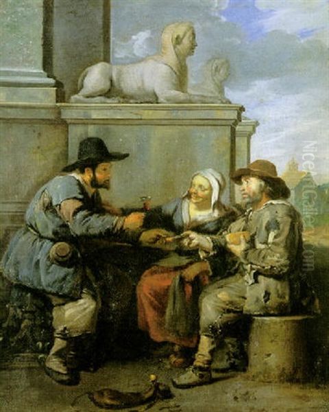 Le Repas Des Paysans A Rome - view 1