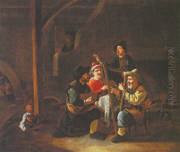 Four Musicians In An Inn - view 1