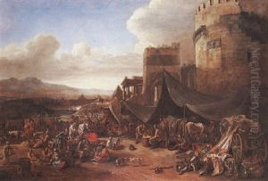 Sosta Di Truppe Dopo Il Saccheggio