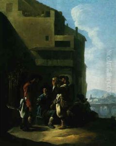 The Water Seller by Johannes Lingelbach