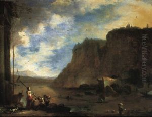 Flu Landschaft Mit Staffage