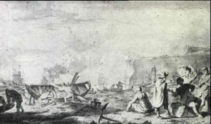 A Mediterranean Quayside Scene