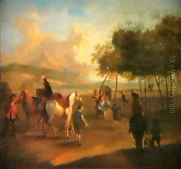 Reiter In Einer Landschaft - view 1