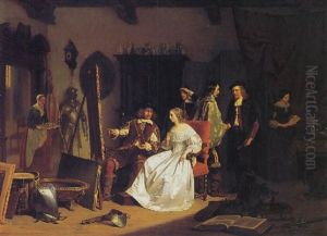 Jan Six In Het Atelier Van Rembrandt