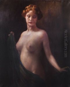 Female Nude by Otto Theodore Gustav Lingner