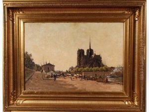 Paris, Vue De Notre-dame Depuis Les Quais