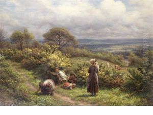 A May Morning While Earth Herself Is Adorning, This Sweet May-morning by James Thomas Linnell