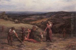 A Summer Evening by James Thomas Linnell