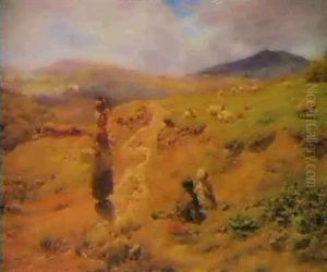 The Mountain Path by James Thomas Linnell