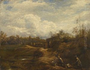 An English Landscape by John Linnell