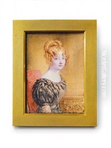 A Portrait Of A Young Red Haired Lady