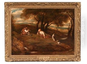 The Piper by John Linnell