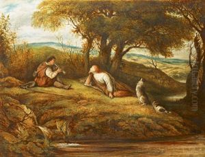Idylle Au Bord Du Ruisseau