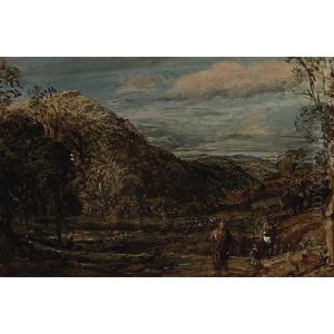 The Rest On The Flight To Egypt by John Linnell