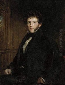 Portrait Of A Gentleman In A Black Coat